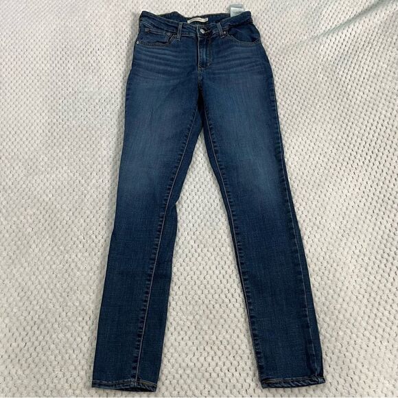 Levi's Jeans 721 High Rise Skinny Blue size 27 - Picture 4 of 11